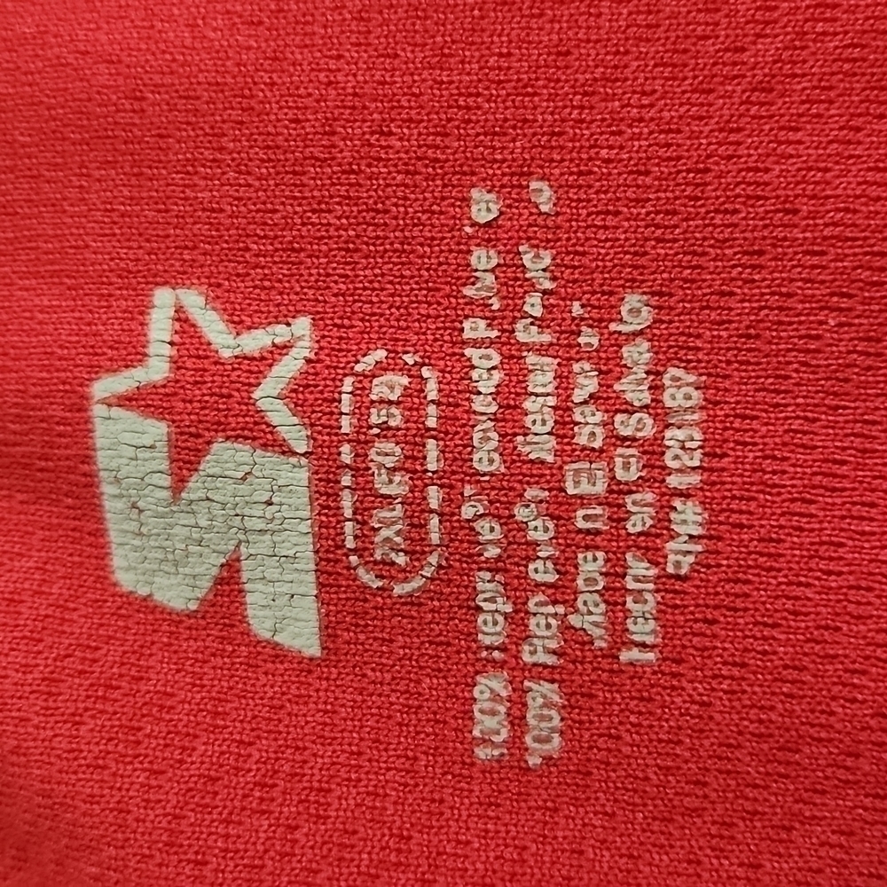 STARTER Red Athletic Fit Dri-Star T-shirt - Picture 5 of 9